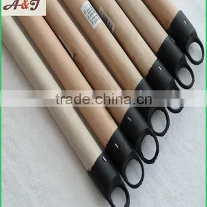 Natrual Wooden Brush Handle With Short Black Plastic Cap thumbnail-2