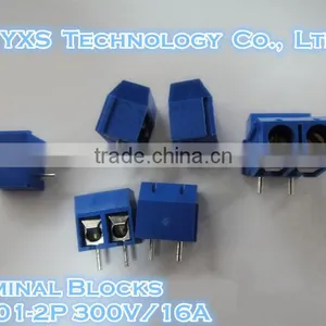 Terminal Blocks KF301-2P 300V/16A 5.0MM Blue Terminal Can be Spliced a 1 p thumbnail-1