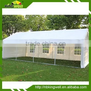 4X8m Heavy Duty White Carport Canopy thumbnail-1