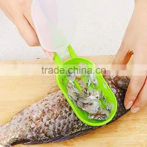 New Practical Fish Scale Remover Scaler Scraper Cleaner Kitchen Tool Peeler thumbnail-1