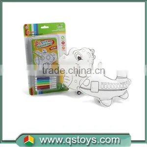 Most Popular Colored Drawing DIY Inflatable Dolphin and Plane Product for Kids thumbnail-1