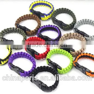 Camping/travel/outdoor Activity PARACORD BRACELET for Emergercy With Whistel and Compass thumbnail-5