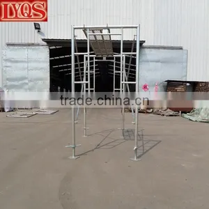 Galvanized Tubular Cross Braces 5x6'4" Walk Thru Scaffold Frame Package thumbnail-3