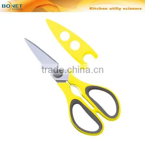 S52002 LFGB Certificated 8-1/4" Yangjiang Superb Quality Powerful Kitchen Scissors With Magnetic Sheath thumbnail-4