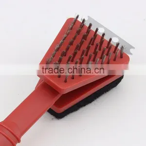 Long Handle Cleaning Brush for Grill With Two Functions thumbnail-5