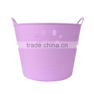 L00106 2017 Good Quality PP Plastic Garden Storage Bucket,Clothes Basket thumbnail-1