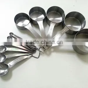 11pc Stainless Steel Measuring Spoon & Cup Set thumbnail-2