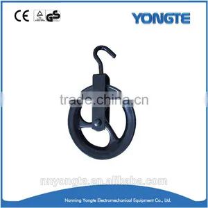High Quality Wire Rope Cast Iron Block / Black Pulley Block thumbnail-1
