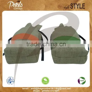 Drawstring Bag With Pu Label & Screen Print Logo With PU Pull String Closure - Ideal for Branding of Wine thumbnail-3