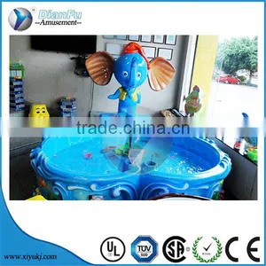Children Playground Equipments Rides Fiberglass Elephant Fishing Pond thumbnail-5