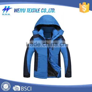 Excellent Quality Custom Blue Mens Ski Jacket With Hoodie thumbnail-2