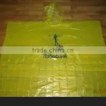 PE Disposable Rain Poncho for Riding and Walking thumbnail-1