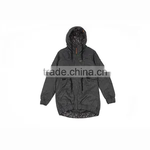 High Quality Customized Long Sleeve Zipper 100% Polyester Blue Winter Women Coat thumbnail-1