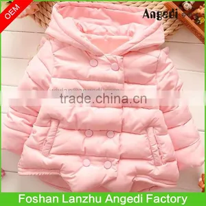 Kids Winter Wear Girls Boutique High Quality Cotton Padded Jacket Superior Warm Coat in Fashion Design thumbnail-1