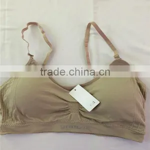 2016 New Women's Sports Bras Shapewear Seamless Yoga Exercise Walk Lady Underwire Top thumbnail-1
