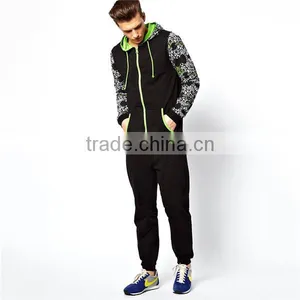 PA0042A Print Sleeve Adult Onesie Jumpsuit Pyjamas thumbnail-3