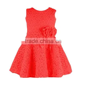 Kids Girls Lovely Sleeveless Lace Vest Baby Girl Maxi Dress 20120 thumbnail-1
