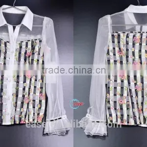 China Ladies' Casual Cardigan Uniform T-shirt thumbnail-1