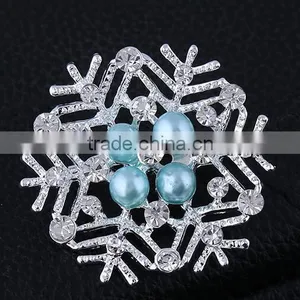 F20041N New Design Christmas Snow Brooch Pins Fancy Frooch Pins thumbnail-1