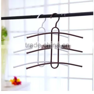 2017 Low Price Assessed Supplier PVC Coated Wire Metal Clothes Hanger thumbnail-3