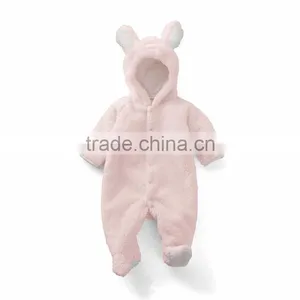 2016 Cartoon Animal Style Baby Bodysuits Boy&Girl's Climb Clothing Coral Velvet Animal Bodysuit Coral Fleece Style Hooded thumbnail-4