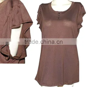 Ladies Blouse,plain Blouse,casual Blouse thumbnail-1
