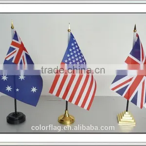 Fashion Table Flag , Desk Flag , Silk Flag thumbnail-2