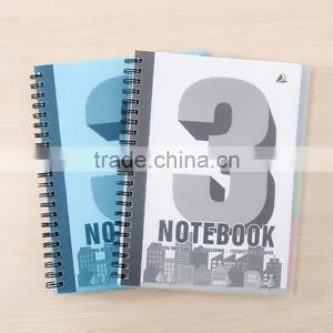 A4 PP Cover Writing Notebook Wire-o Binding Notebook Office Stationery thumbnail-2
