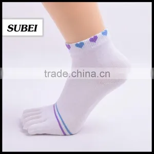 Lovely Jacquard Toe Sock Woman Yoga Pilates Sock thumbnail-2