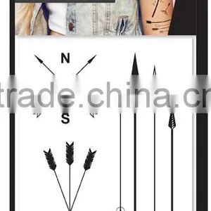 Adult Mini Mono Chic Temporary Tattoo Fashion Tattoo Design thumbnail-1