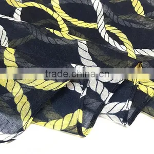 High Quality Thick Voile Printed Scarf Women Spring Summer New Styles Fashion Scarves Shawl thumbnail-3