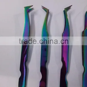 Volume Eyelash Extension Tweezers/ L Type Eyelashes Tweezers thumbnail-1