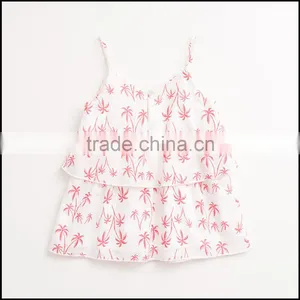 Printing Cotton Braces Skirt Baby Girls Dresses thumbnail-2
