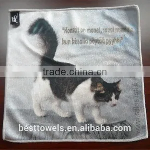 High Quality Microfiber Printed Suede Towel thumbnail-2