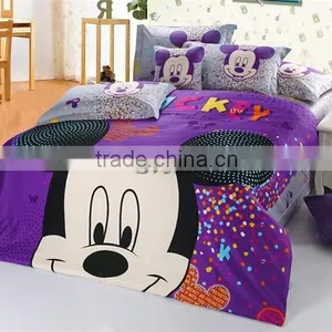 Wholesale Mickey Mouse Bedding Set for Kids Mickey Minnie Bedding Set of 3pcs for Single Beds thumbnail-5