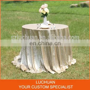 High Quality Fancy Glitter Sequins Table Cloths for Wedding Party thumbnail-2