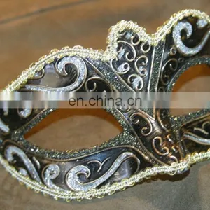 Silver Black Bronze and Gold Stunning Venetian Masquerade Party Eye Masks FM2005 thumbnail-1