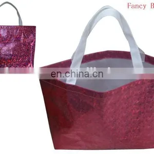 Pink Light Women Non Woven Travel Bag thumbnail-2