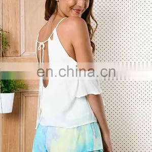 2016 Fashion Western Style Latest Designs Fancy Sleeveless Lady Tops thumbnail-3