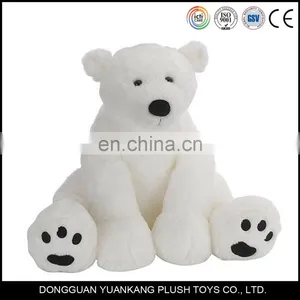 Customized Soft Toy White Polar Bear Plush thumbnail-1