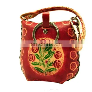 Custom Funny Key Chain Coin Purse Coin Purses Wholesale Women Leather Coin Purse MCP-0066 thumbnail-1