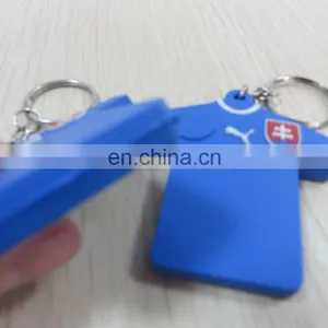 2016 Custom Design Pvc Keyring With Embossed and Printing Logo Wholesales thumbnail-3