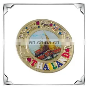 2017 Hot Sale Zinc Alloy Oval Shape Souvenir Plate thumbnail-2