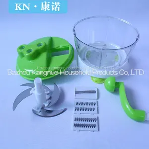 New National Food Processor Fruit & Vegetable Manual Chopper Masher Mincer thumbnail-1