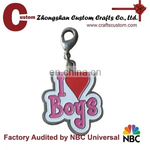 Antique Silver Plated Heart Loving Keychain thumbnail-2