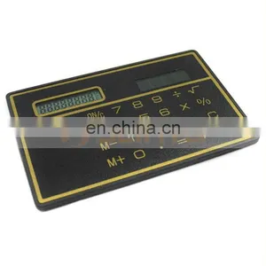 Pouch Finger Size Emergency Solar Power 3mm Thickness Card Calculator thumbnail-2