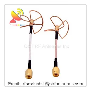 Omnidirectional 5.8Ghz SMA Articulated Antenna for UAV Drone FPV Direct Fit in RF Explorer Devices thumbnail-1