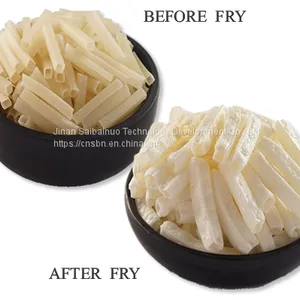 2019 Saibainuo Single Screw Extruder Fried Pellet Chips Snack Food Processing Line 100kg/h thumbnail-4