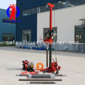 Huaxia Master Direct Supply Hydraulic Small Water Well Drilling Rig With Diesel Engine for Sale Good Quality thumbnail-1