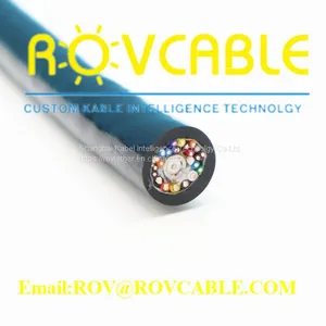 14 Cores Underwater Electrical Wire With Cat5e + RG59 Underwater diving cable  thumbnail-2